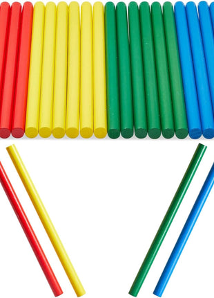 Juvale Rhythm Sticks for Kids - 24-Pack, 8-Inch Multicolor - Music Instruments for Kids & Bulk Rhythm Sticks