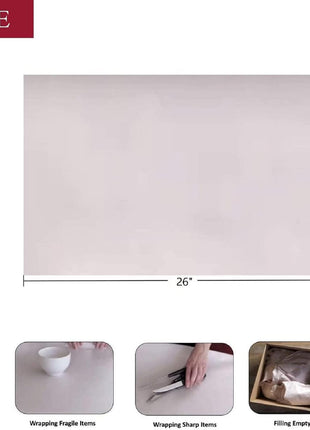 WAUPPY 70 Sheets Newsprint Packing Paper Sheets for Moving, Shipping, Box Filler, Wrapping and Protecting Fragile Items 1.8 Lbs (26" x 15")
