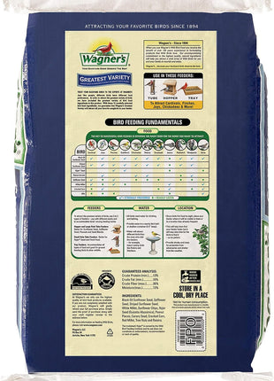 Wagner's 62059 Greatest Variety Blend Wild Bird Food, 16-Pound Bag