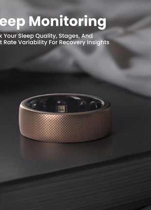 Amazfit Helio Smart Ring, Monitor Sleep/Heart, Water-Resistant, iOS/Android