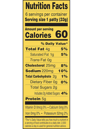 Applegate, Natural Chicken & Maple Breakfast Sausage Patties, 7 oz (Frozen)