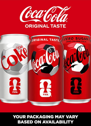 Coca-Cola Soda Soft Drink Fridge Pack Cans, 12 fl oz, 12 Pack | Carbonated drink with classic cola flavor