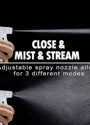 JohnBee Glass Spray Bottles with Silicone Sleeve, 2 Pack16 oz Empty Refillable Containers with Adjustable Spray Nozzles, Spray Bottles for Hair, Cleaning Solutions and Plants Pale Yellow&Grey