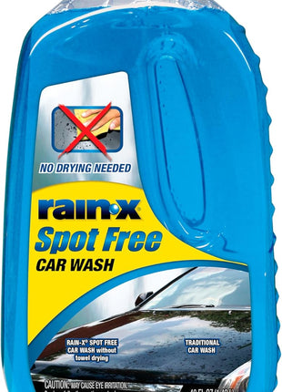 Rain-X 620073 - Car Wash Deep Cleaning, High Foam Soap Provides Spot Free Shine with No Towel Or Hand Drying Needed - Car soap for car cleaning and detailing 48 fl oz