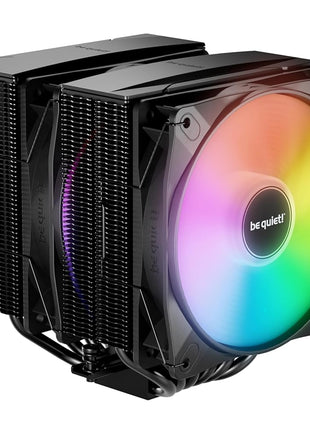 be quiet! Pure Rock Pro 3 LX CPU Air Cooler | 6 High Performance 6mm Heat Pipes with HDT Technology | 120mm Quiet ARGB PWM Fan | AMD:AM4 AM5/Intel LGA 1700/1150/1151/1200 | Black | BK043