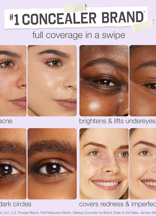tarte shape tape concealer – Full-Coverage Creaseless Soft Matte Finish, Brightening Under-Eye & Face Makeup, 16hr Longwear, Vegan & Cruelty-Free