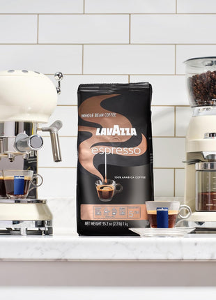 Lavazza Espresso Whole Bean Coffee, Medium Roast, 100% Arabica, 2.2 lb Bag