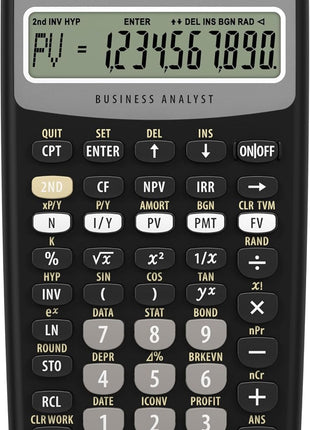 Texas Instruments BA II Plus Financial Calculator, Black Medium