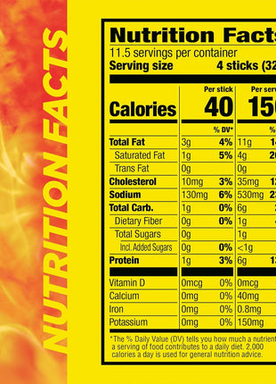 Slim Jim Smoked Meat Sticks, Original Flavor, 6g Protein Per Serving, Snack Size, Lunchbox Snack, 0.28 oz. (46 Count)