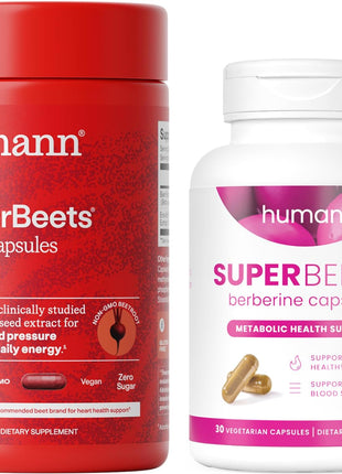 HumanN SuperBeets Beet Root & SuperBerine Capsules