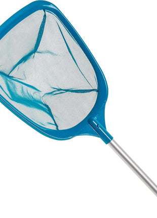 U.S. Pool Supply Professional Spa, Hot Tub, Pool Hand Leaf Skimmer Net with Aluminum Pole - Deep Ultra Fine Mesh Netting Bag Basket, Clean The Finest Debris - Pond Small Kid Kiddie Inflatable Pool