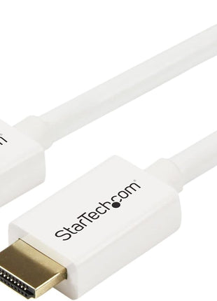 StarTech.com 5m 16 ft White CL3 In-wall High Speed HDMI Cable - Ultra HD 4k x 2k HDMI Cable - HDMI to HDMI M/M - Audio/Video, Gold-Plated
