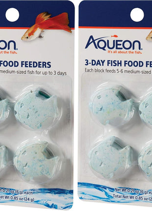 Aqueon 7 Day Vacation Feeder Slow- Release Fish Food for Tropical Fish - 1 Pack