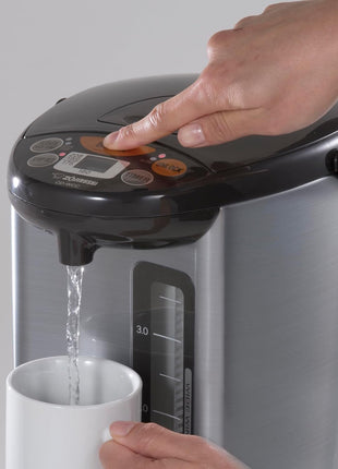 Zojirushi Micom Water Boiler and Warmer (135 oz. / 4L, Silver)