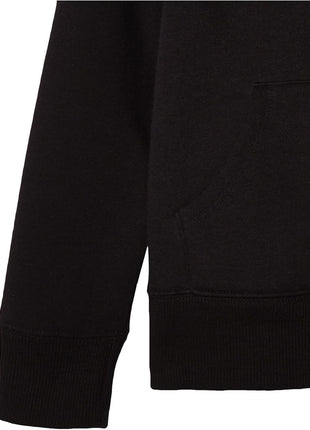 Amazon Essentials Girls' Fleece Zip-Up Hoodie Sweatshirt, Black, Medium