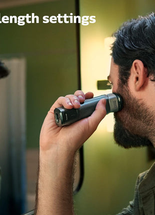 Philips Norelco Multigroom 5000 Series, All-in-One Trimmer and Hair Clipper, 18-Piece Men's Grooming Kit for Beard, Face, Hair, Body and Intimate Areas, No Blade Oil Needed, Model MG5910/49