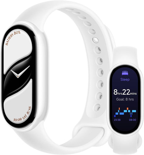 Xiaomi Mi Smart Band 10(2025) - Ceramic Edition - 1.72inch AMOLED Display | 21 Days Battery Life | Touchscreen, Multi-Sport Tracker, Activity Tracker, Heart Rate Monitor | BT5.4 - Pearl White