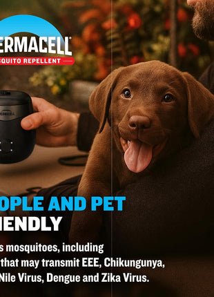 Thermacell E-Series Rechargeable Mosquito Repeller with 20' Mosquito Protection Zone; Bug Spray Alternative; Scent Free