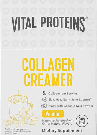 Vital Proteins Collagen Creamer Vanilla, 0.46 Ounce, 14 Count (Pack of 1)