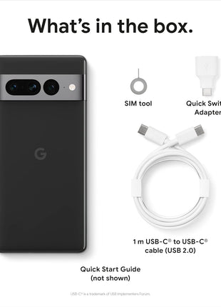 Google Pixel 7 Pro - 5G Android Phone - Unlocked Smartphone with Telephoto/Wide Angle Lens, and 24-Hour Battery - 128GB - Obsidian