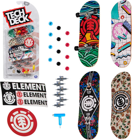 TECH DECK Ultra DLX Element Skateboards Fingerboard 4-Pack
