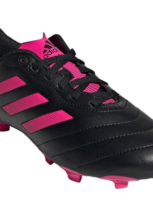 adidas Soccer Goletto VIII Firm Ground Cleats (Toddler/Little Kid/Big Kid) Black/Team Shock Pink 2/Black 1 Little Kid M