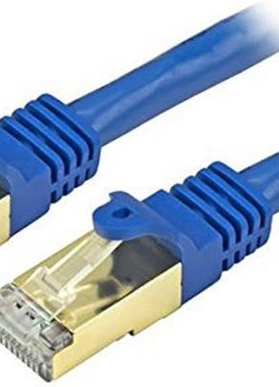 StarTech 15ft CAT6a Ethernet Cable - 10 Gigabit Shielded Snagless RJ45 100W PoE Patch Cord - 10GbE STP Network Cable with Strain Relief - Blue - UL, TIA (C6ASPAT15BL)