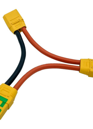 FLY RC 2pcs XT90 Plug Parallel Battery Connector Cable XT90 Connector Style Parallel Y-Harness for Quadcopters Multirotors RC LiPo Battery Male and Female Connectors