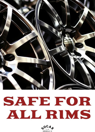 SOCAR Pit Crew Wheel Cleaner - 16 fl oz Removes Brake Dust, Road Dirt, Grime. Professional Strength Powerful Formula. Safe for Aluminum, Chrome, Alloy Wheels, Brake Components