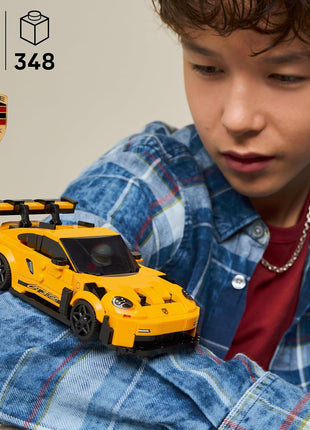 LEGO Speed Champions Porsche 911 GT3 RS Super Car Toy - Model Kit & Pretend Play Toy for Boys & Girls, Ages 9+ - Sports Car Building Set for Kids & Racing Fans - Gift Idea for Birthdays - 77239