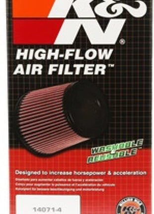 K&N High-Flow Original Lifetime Universal Clamp-On Air Filter: High Performance, Premium, Washable: Flange Diameter: 3.5 In, Filter Height: 8.5 In, Flange Length: 0.625 In, Shape: Round, RU-1785