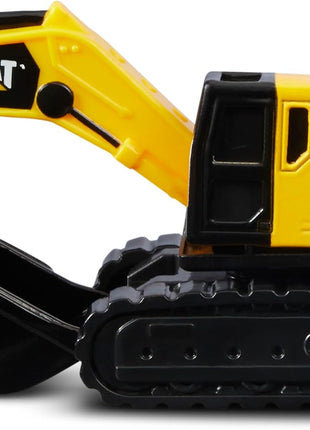 CAT Construction Toys CAT Construction Die Cast Metal 3 Pack Vehicles - Steam Roller/Excavator/Wheel Loader for Ages 3+