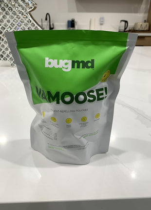BugMD Vamoose! Rodent Repellent Pouches (1 Pack, 4 Pouches) Plant-Powered Rat Repellent, Mouse Deterrent, Indoor & Outdoor Mice Repellent, Best Mouse Repellent, Natural Rat & Mouse Repellent