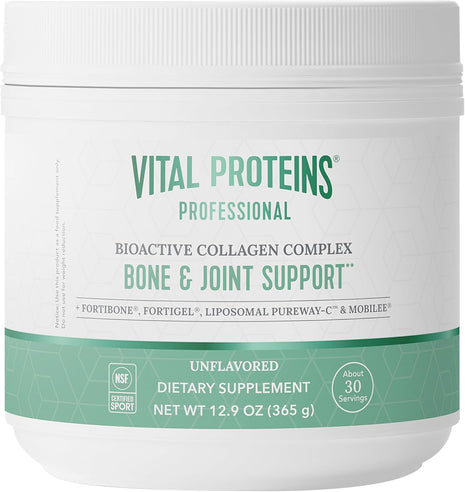 Vital Proteins Professional Bioactive Collagen Complex Mobility 12.9oz | VERISOL®, FORTIBONE®, FORTIGEL®, Liposomal PureWay-CTM & Mobilee®, Supports Bone & Joint Health, 30 Servings