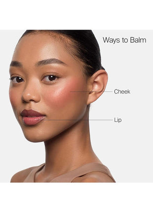 Haus Labs Color Fuse Longwear Hydrating Glassy Lip + Cheek Blush Balm Stick - Glassy Pomelo