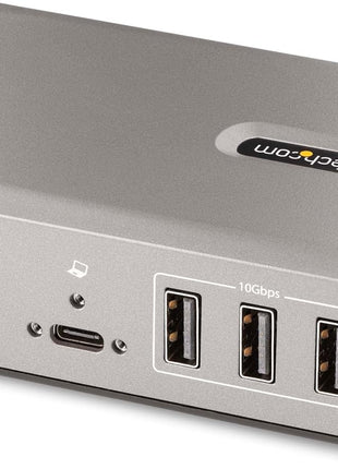 StarTech.com 10-Port USB-C Hub - 8X USB-A/2x USB-C - Self-Powered w/65W Power Supply - USB 3.1 10Gbps - Desktop/Laptop USB Hub w/USB-IF Certified 3ft Locking Cable, USB C Splitter, TAA