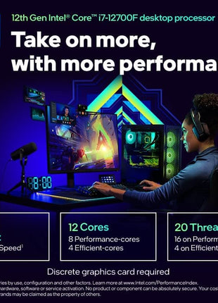 Intel CPU Core i7-12700F / 12/20 / 2.1GHz / 6xxChipset / BX8071512700F