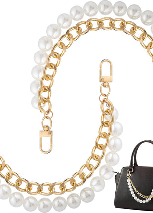 2Pcs Pearl Purse Chain