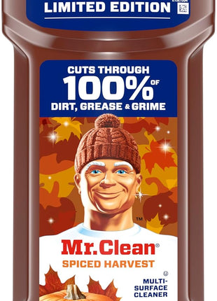 Mr. Clean All Purpose Cleaner, Cleaning Liquid, Spiced Harvest, 41oz