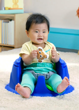 Bright Starts Disney Baby Finding Nemo SuperSeat, Fun Baby Seat for Sitting Up, Playtime, and Meals, Ages 4 Months to 4 Years, Blue