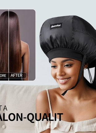 Large Bonnet Hooded Dryer Diffuser Attachment, Ideal Hair Diffuser for Curly Hair, Your Ultimate Solution - Spacious Capacity Blow Dryer Cap for Rapid Styling of Curls