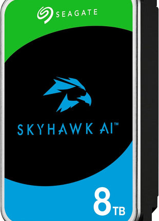 Seagate Skyhawk AI 8TB Video Internal Hard Drive HDD – 3.5 Inch SATA 6Gb/s 256MB Cache for DVR NVR Security Camera System with in-house Rescue Services (ST8000VEZ01)