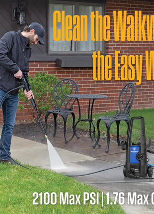 Westinghouse ePX3050 Electric Pressure Washer, 2100 Max PSI 1.76 Max GPM with Foam Cannon and Turbo Nozzle, for Cars/Fences/Driveways/Home/Patios