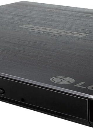 LG Electronics BP60NB10 Ultra Slim Portable UHD 4K/Blu-ray/DVD+/-RW Drive, USB 3.0 Compatible, PC Windows, Linux, Mac OS, with M-DISC Support, Noise Reduction, Black