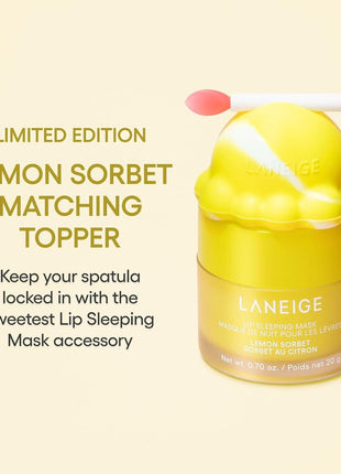 LANEIGE リップスリーピングマスク&トッパー 保湿韓国リップトリートメントマスク おそろいのトッパー付き アプリケーターへらをホールド|シアバター ビタミンC & ムルムル 抗酸化物質|韓国スキンケア