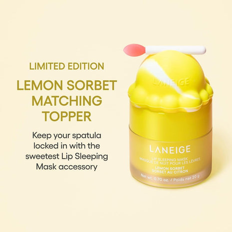 LANEIGE リップスリーピングマスク&トッパー 保湿韓国リップトリートメントマスク おそろいのトッパー付き アプリケーターへらをホールド|シアバター ビタミンC & ムルムル 抗酸化物質|韓国スキンケア