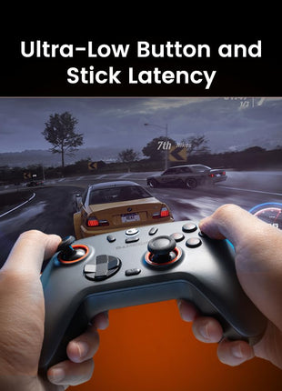 GameSir Nova Lite 2 Wireless PC Controller with Hall Effect Joysticks & Triggers, 2.4G & Wired 1000Hz Polling Rate, Remappable Buttons - Compatible with PC/Switch/Steam/Android (White)
