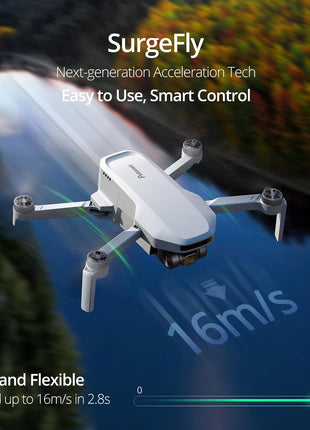 Potensic ATOM SE GPS Drone with 4K EIS Camera, Under 249g, 62 Mins Flight, 4KM FPV Transmission, Brushless Motor, Max Speed 16m/s, Auto Return, Lightweight and Foldable Drone for Adults Beginner