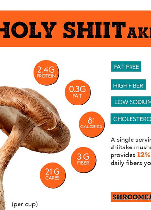 Vegan Shroomeats Mushroom Burger Patties - High Protein Meat Substitute from Shiitake Mushrooms - Non-GMO, 8 Allergens-Free Plant Based Burger Patties - Nutritious, and Delicious Vegan Meat - 8.0 Oz - x2 patties