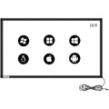 GreenTouch 40 inch Infrared Touch Overlay 10 Points IR Touch Frame with USB Interface Free-Drive Plug and Play…